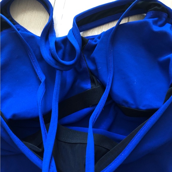 Fabletics Built In Bra Tank Top in Blue - Picture 7 of 8